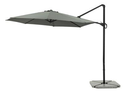 Basic sivuvarjo 300 cm valkoinen